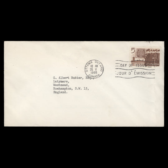 Canada 1966 (FDC) 5c London Conference, OTTAWA