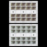 Cook Islands 2014 (MNH) Spotless Crake sheets of 20 stamps