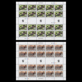 Cook Islands 2014 (MNH) Spotless Crake sheets of 20 stamps