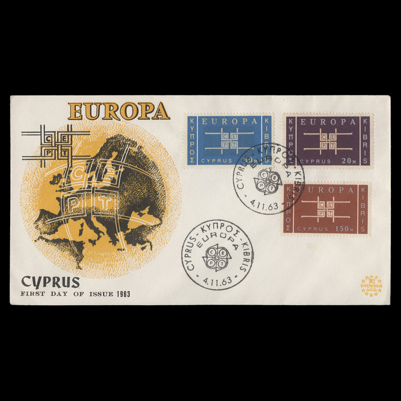 Cyprus 1963 Europa first day cover