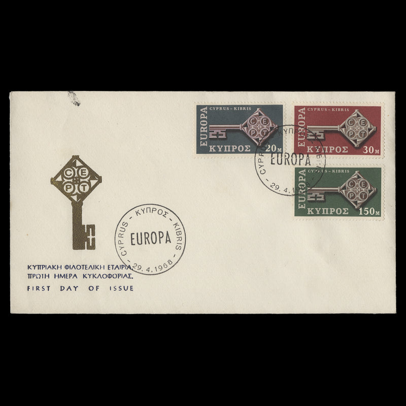 Cyprus 1968 Europa first day cover