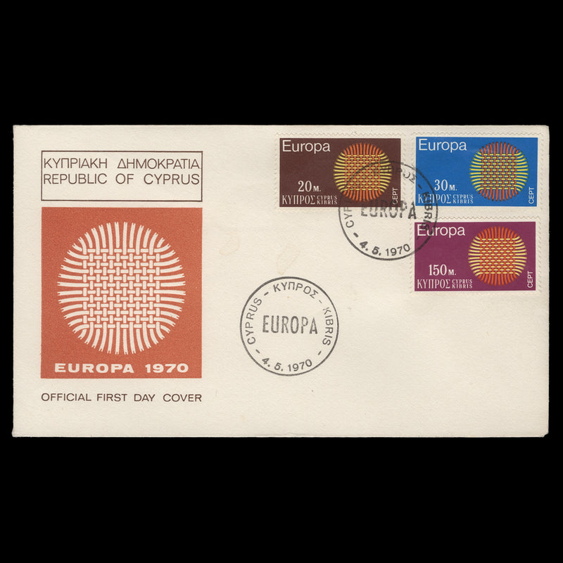 Cyprus 1970 Europa first day cover