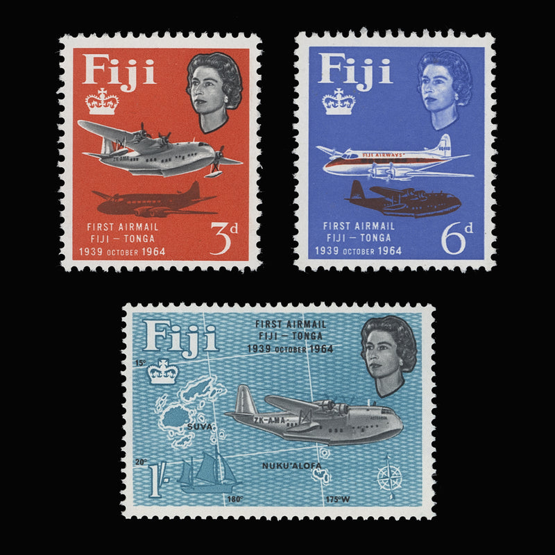 Fiji 1964 (MNH) Airmail Service set