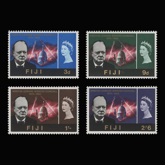 Fiji 1966 (MNH) Churchill Commemoration set