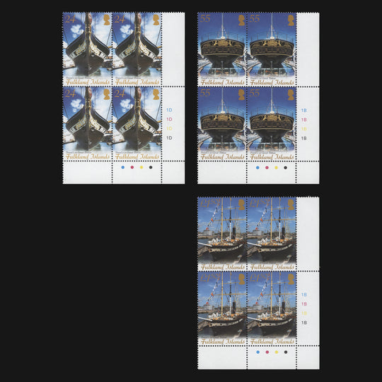 Falkland Islands 2006 (MNH) Maritime Heritage plate blocks