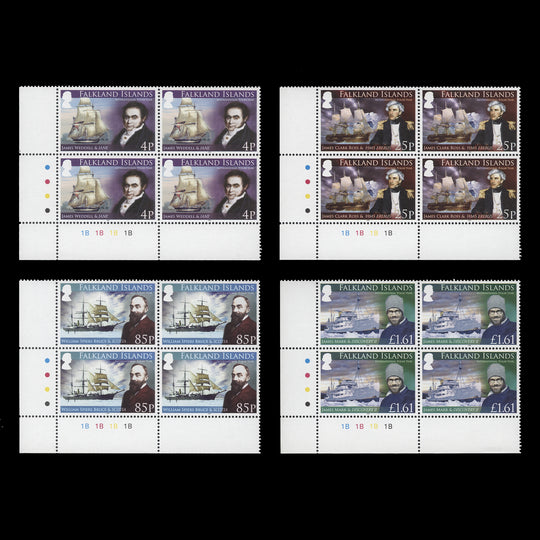 Falkland Islands 2008 (MNH) International Polar Year plate blocks