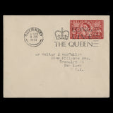 Herm 1953 Coronation double-dated first day cover