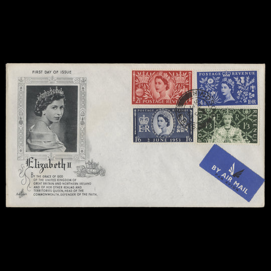 Great Britain 1953 Coronation first day cover, WINDSOR