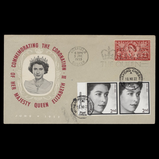 Great Britain 1953 Coronation/2022 Commemoration double-dated first day cover