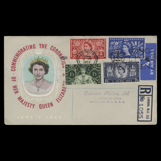 Great Britain 1953 Coronation first day cover, LONDON