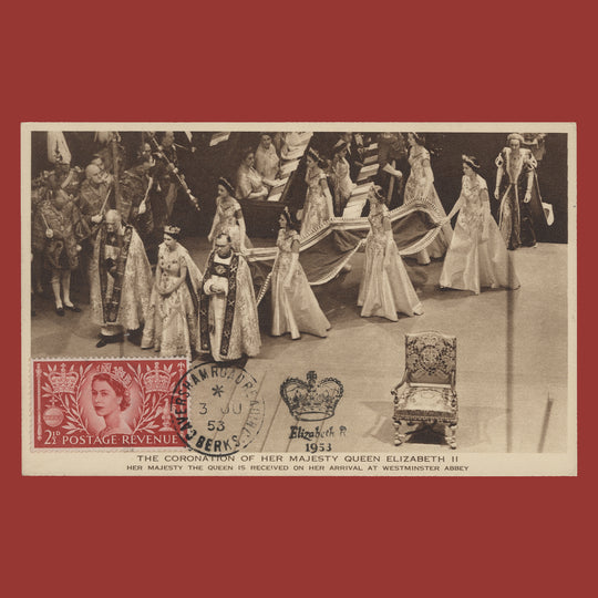 Great Britain 1953 (FDC) 2½d Coronation, CAVERSHAM ROAD