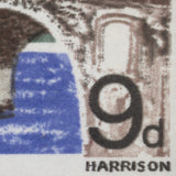 Great Britain 1968 (Variety) 9d British Bridges with 'HARRISON' redrawn
