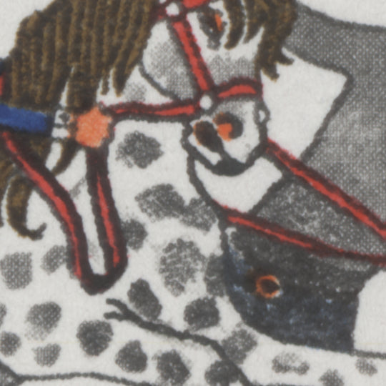 Great Britain 1968 (Variety) 4d Christmas block with retouched dapples