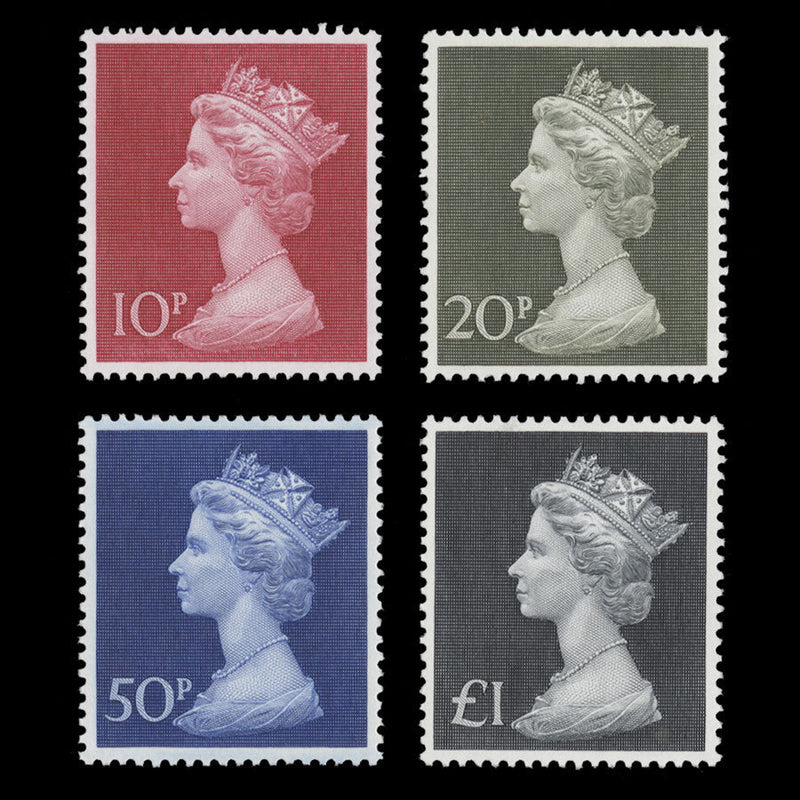 Great Britain 1970 (MNH) Large Format Definitives