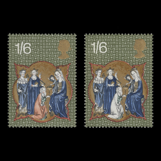 Great Britain 1970 (Variety) 1s6d Christmas missing salmon