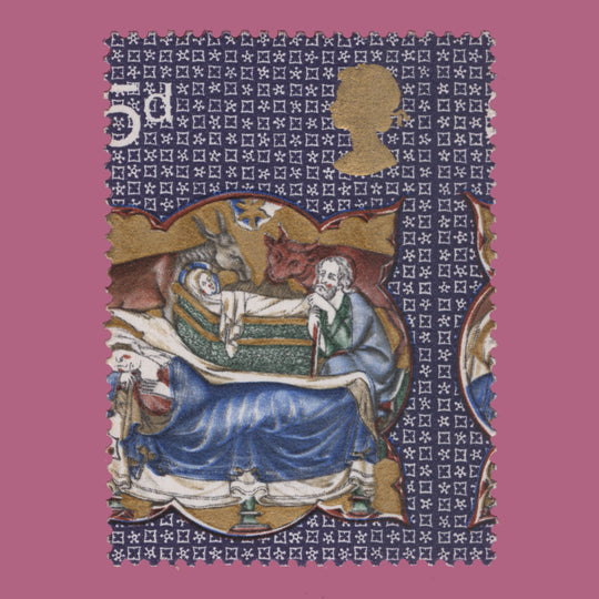 Great Britain 1970 (Variety) 5d Christmas with perforation shift