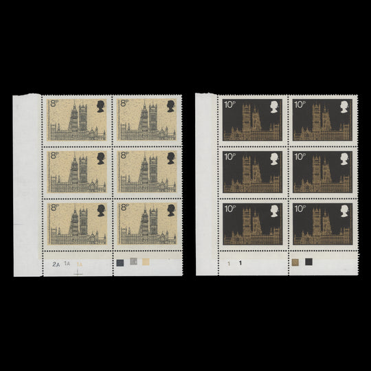 Great Britain 1973 (MNH) Parliamentary Conference cylinder blocks