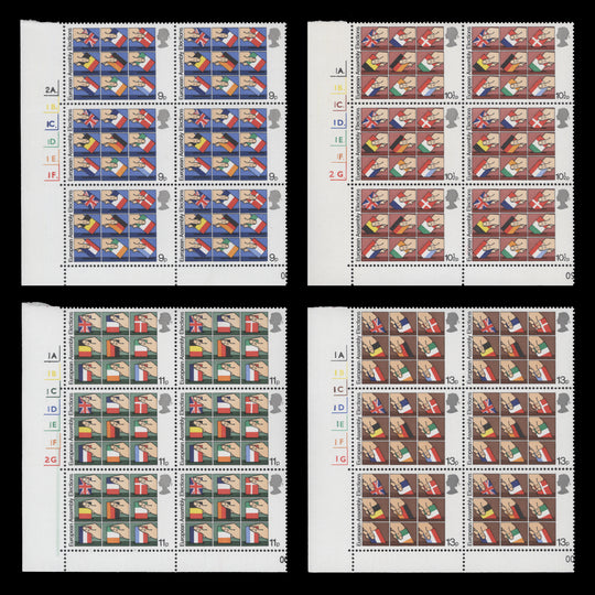 Great Britain 1979 (MNH) European Assembly Elections cylinder blocks