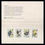 Great Britain 1980 Wild Bird Protection Act presentation folder