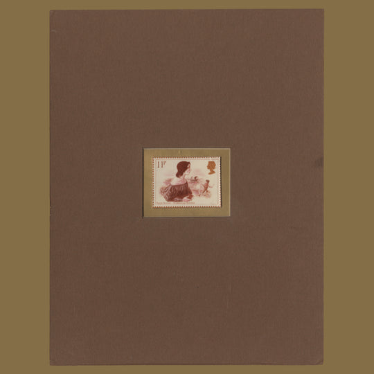 Great Britain 1980 Emily Brontë photographic essay in sunken mount