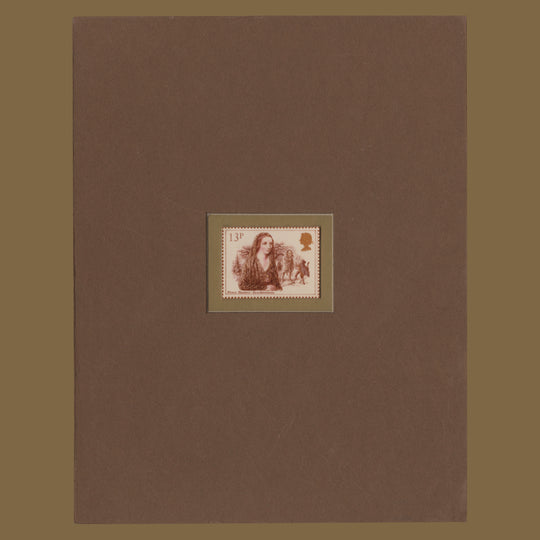 Great Britain 1980 Mary Shelley unadopted photographic essay in sunken mount