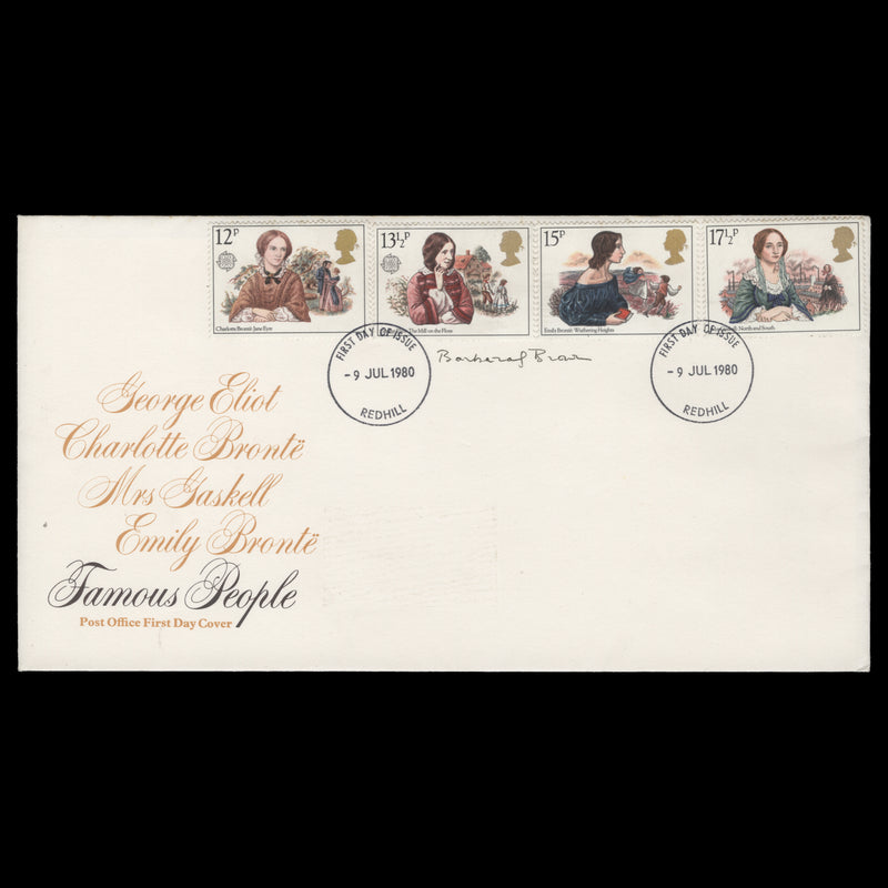 Great Britain 1980 Famous Authoresses first day cover signed by Barbara Brown