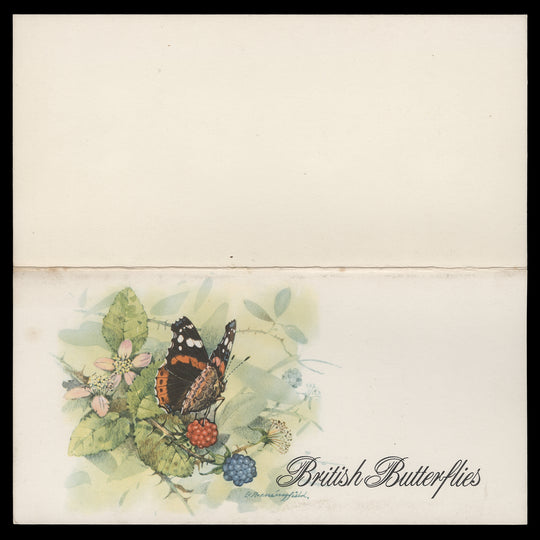 Great Britain 1981 Butterflies presentation folder