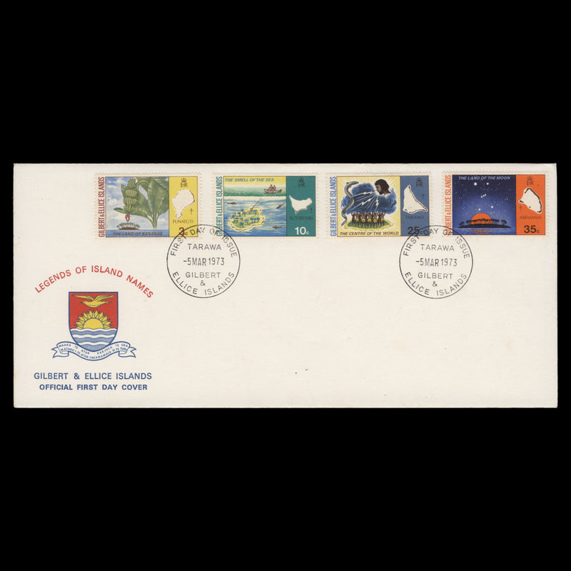 Gilbert & Ellice Islands 1973 Legends of Island Names first day cover