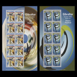 Gibraltar 2003 (MNH) Poster Art sheetlets of ten stamps
