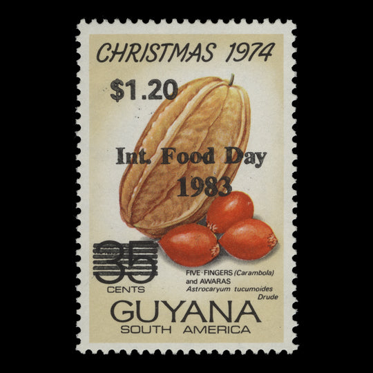 Guyana 1983 (MNH) $1.20/35c International Food Day provisional