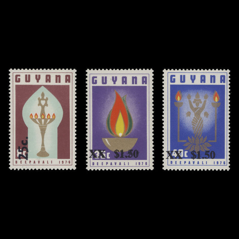 Guyana 1983 (MNH) Deepavali Festival provisionals