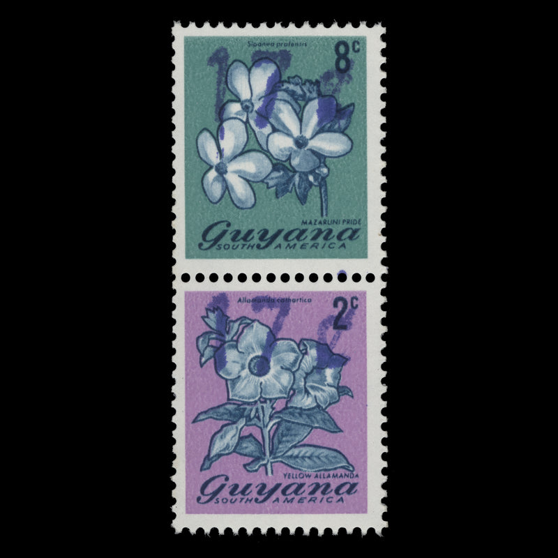 Guyana 1984 (MNH) Coil provisionals