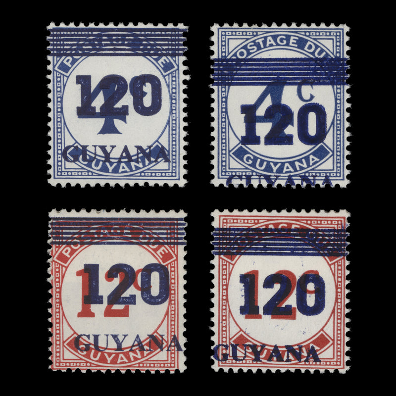 Guyana 1984 (MNH) Provisionals issued 1 October