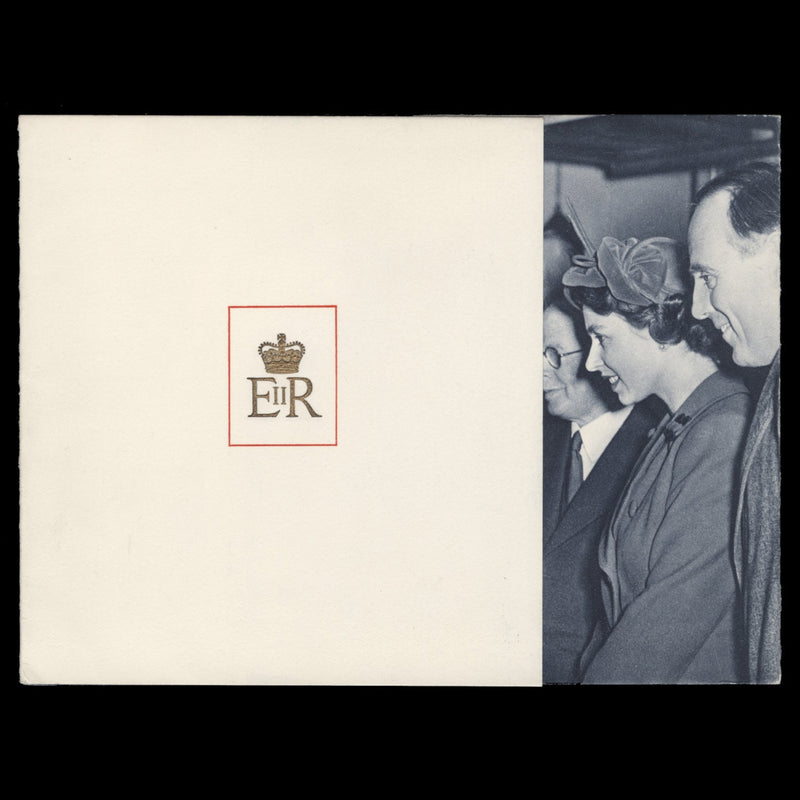 Great Britain 1953 Coronation presentation folder and type II card