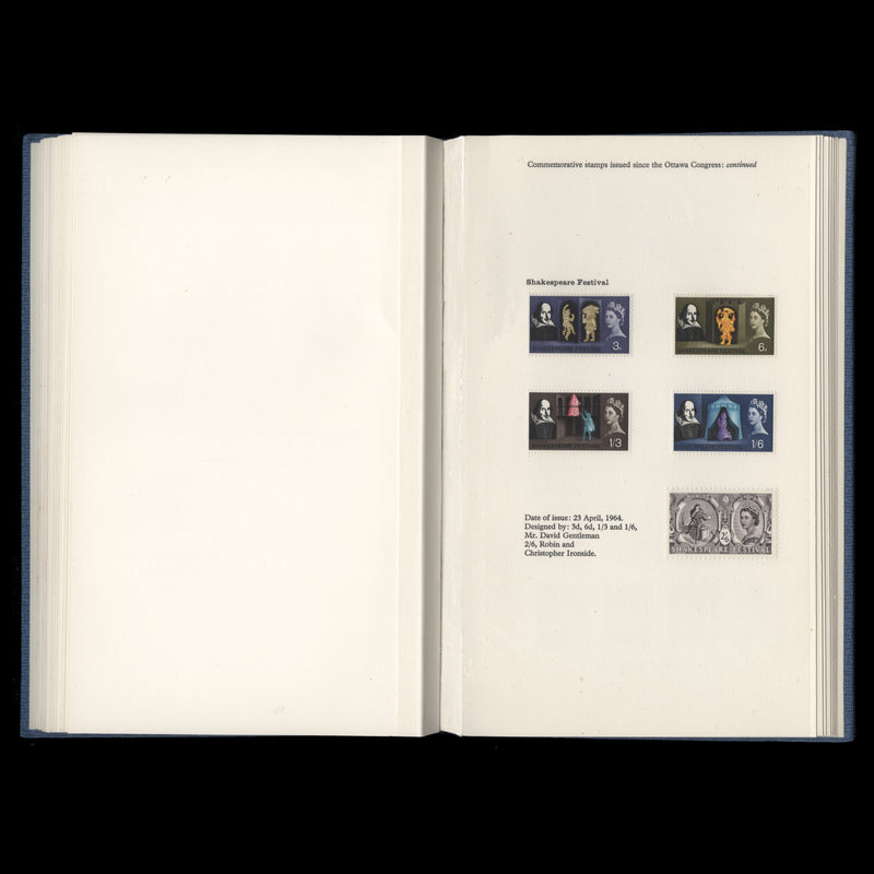 Great Britain 1964 UPU Congress, Vienna presentation album