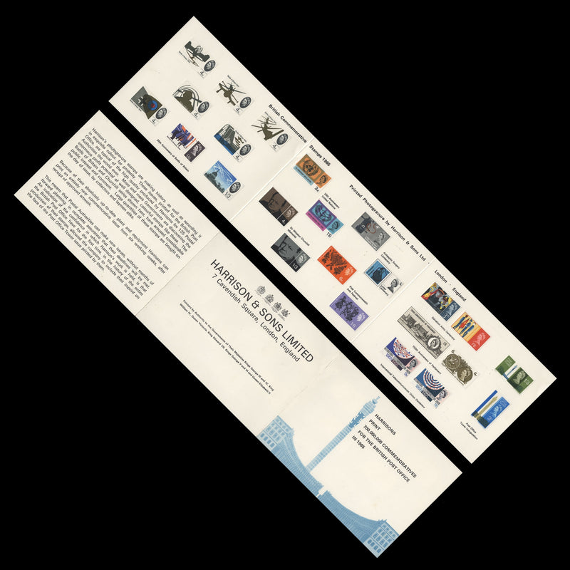 Great Britain 1965 Commemoratives presentation folder