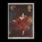 Great Britain 1967 (Variety) 4d British Paintings missing phosphor