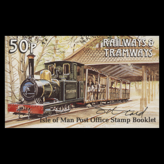 Isle of Man 1991 Groudle Glen Railway booklet signed by designer