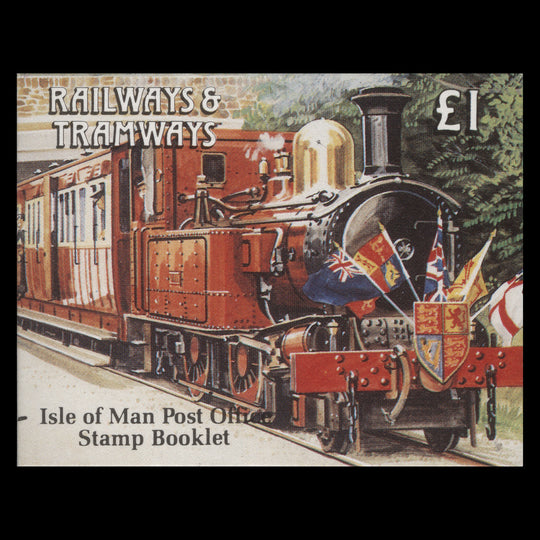 Isle of Man 1991 Royal Train booklet signed by designer