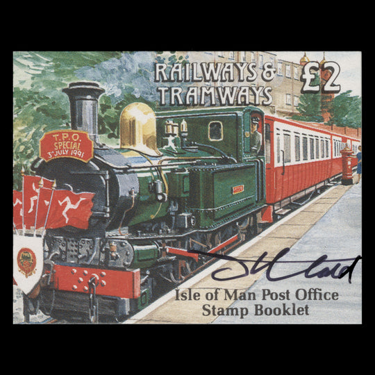 Isle of Man 1992 TPO Special booklet signed by designer