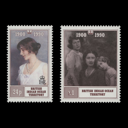 BIOT 1990 (MNH) Queen Elizabeth II's Birthday set