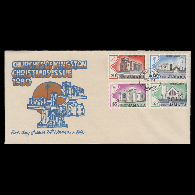 Jamaica 1980 Christmas first day cover, KINGSTON