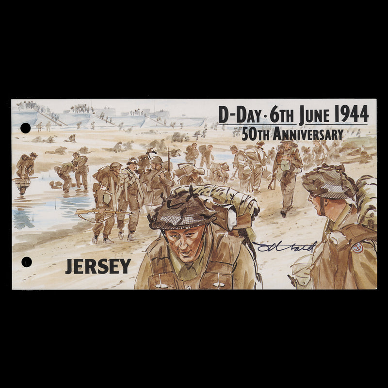 Jersey 1994 D-Day Anniversary presentation pack signed by Tony Theobald