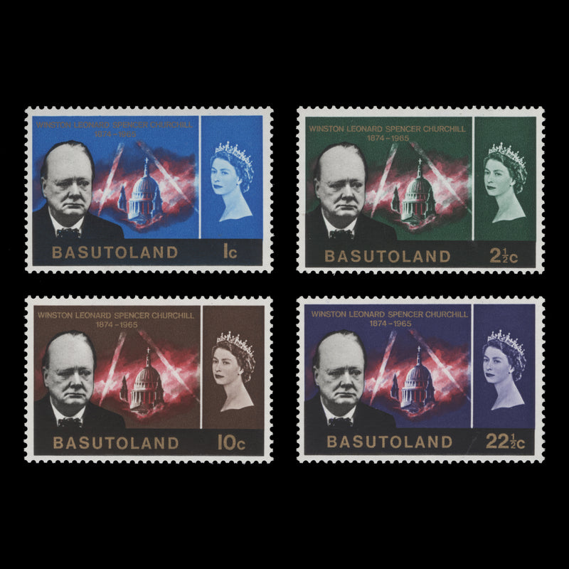 Basutoland 1966 (MNH) Churchill Commemoration set