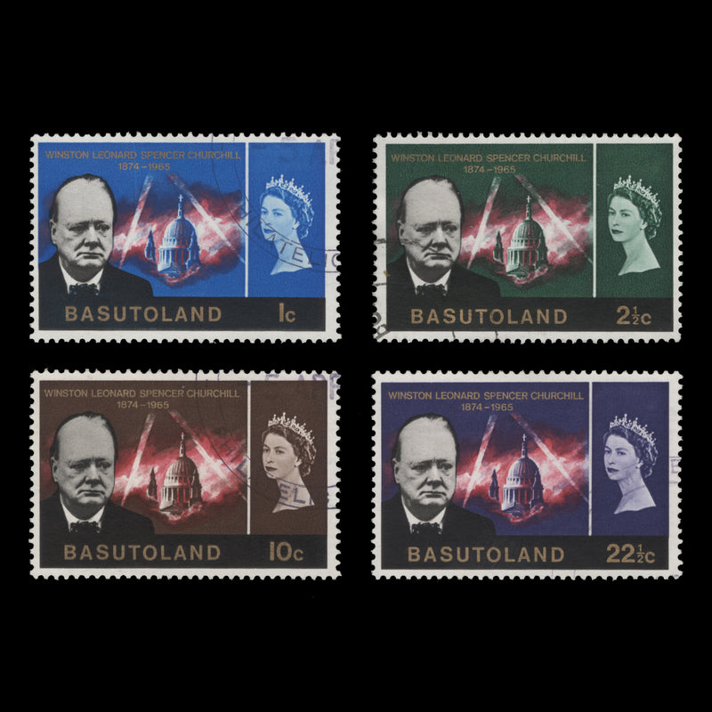 Basutoland 1966 (MNH) Churchill Commemoration set