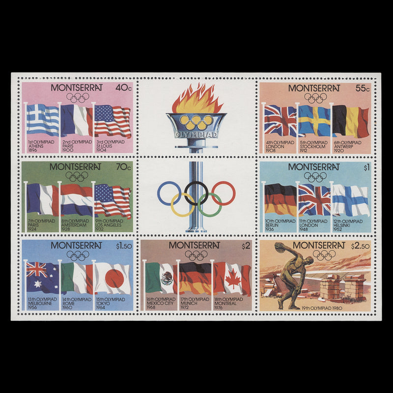Montserrat 1980 (MNH) Olympic Games, Moscow miniature sheet