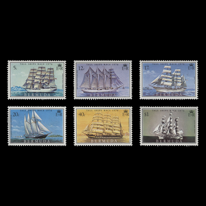 Bermuda 1976 (MNH) Tall Ships Race set