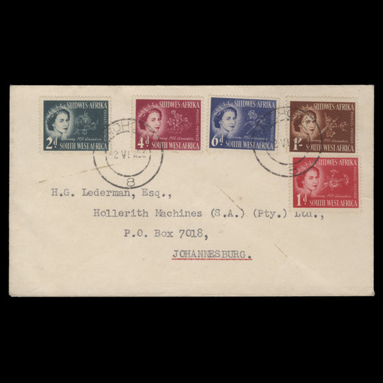 South West Africa 1953 (FDC) Coronation, WINDHOEK