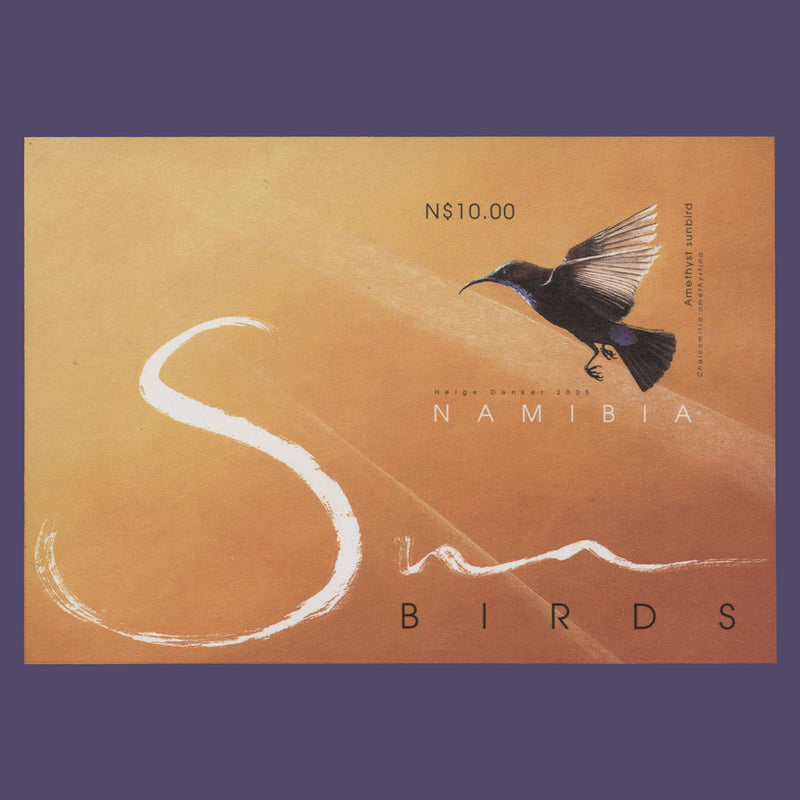 Namibia 2005 Sunbirds imperf miniature sheet