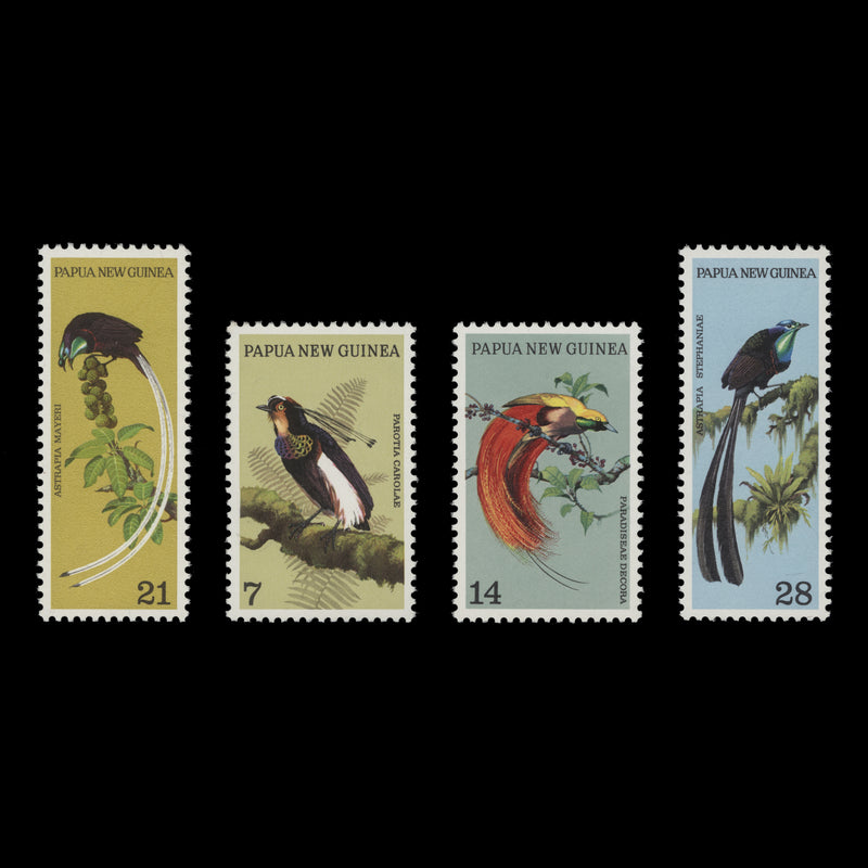 Papua New Guinea 1973 (MNH) Birds of Paradise set